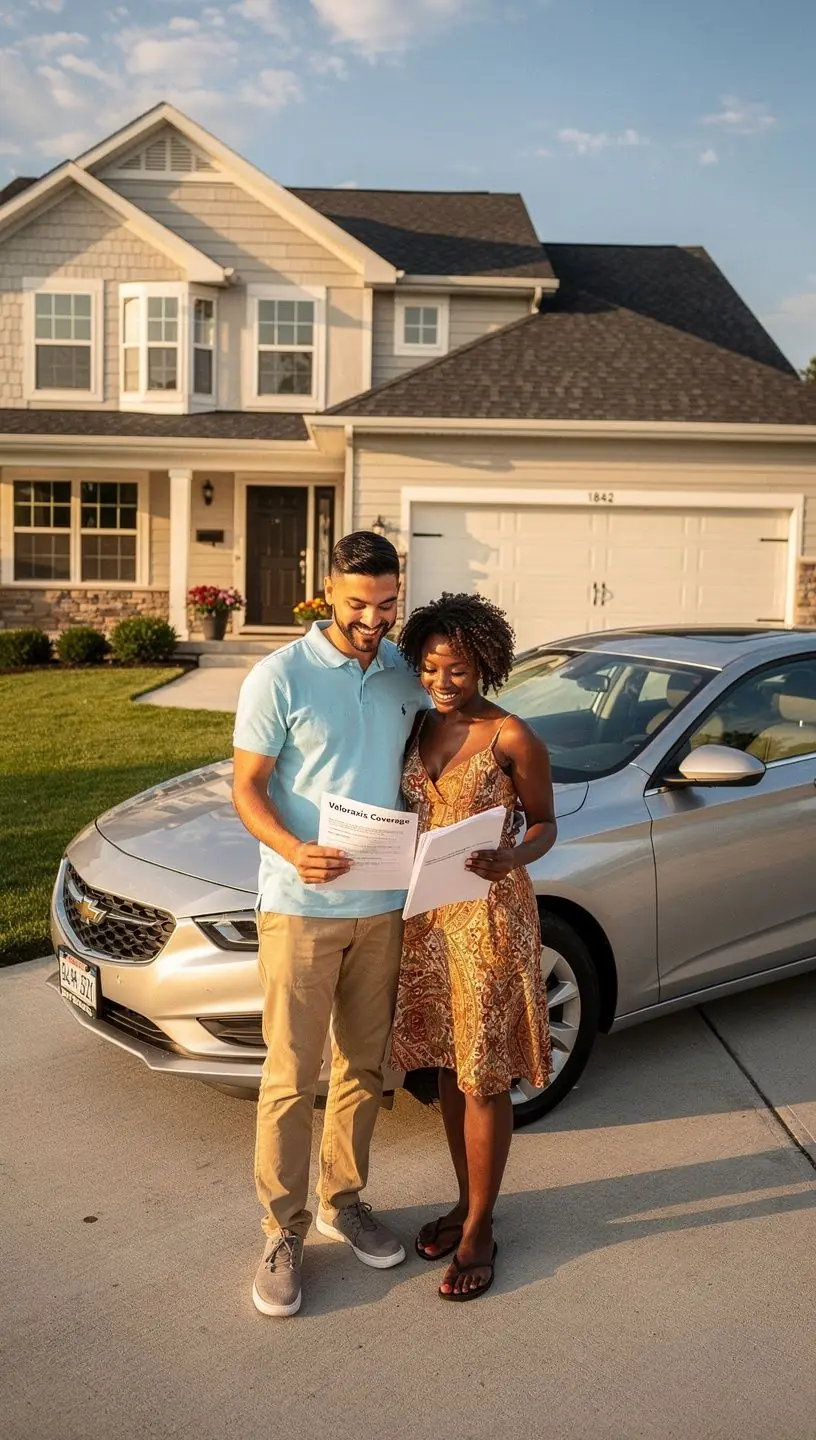 Pracownik biura ubezpieczeń omawia plany ubezpieczenia z klientem.